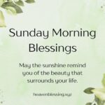Sunday Morning Blessings